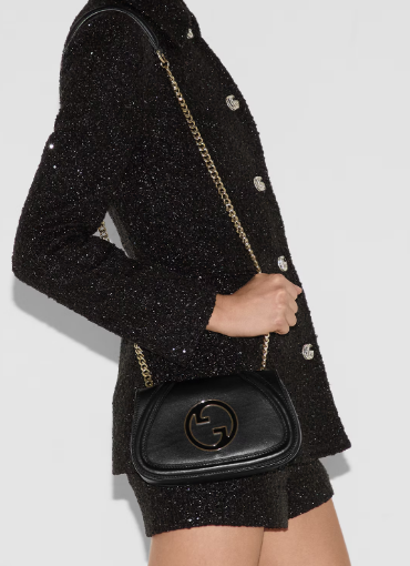 GUCCI BLONDIE SMALL SHOULDER BAG 815711 BLACK GUCCI BLONDIE SMALL SHOULDER BAG 815711 BLACK