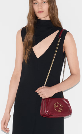 GUCCI BLONDIE SMALL SHOULDER BAG 815711 Rosso Ancora red GUCCI BLONDIE SMALL SHOULDER BAG 815711 Rosso Ancora red