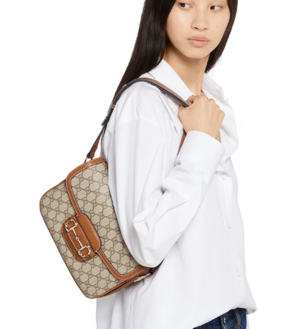 GUCCI HORSEBIT 1955 SOFT MEDIUM SHOULDER BAG 815178 brown GUCCI HORSEBIT 1955 SOFT MEDIUM SHOULDER BAG 815178 brown