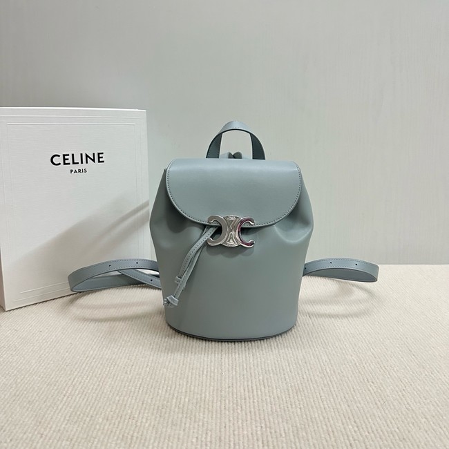 Celine BACKPACK CELINE BONNIE IN SMOOTH CALFSKIN 118703 light blue