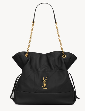 SAINT LAURENT JAMIE SHOPPING IN LAMBSKIN 809824 black