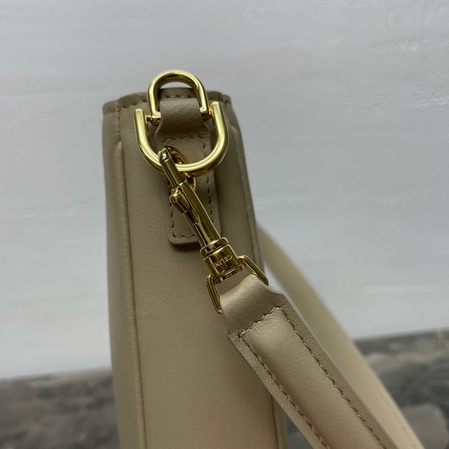 Celine SMALL CAMILLE 16 SOFT BAG IN SMOOTH CALFSKIN 120693 SMOKED BROWN