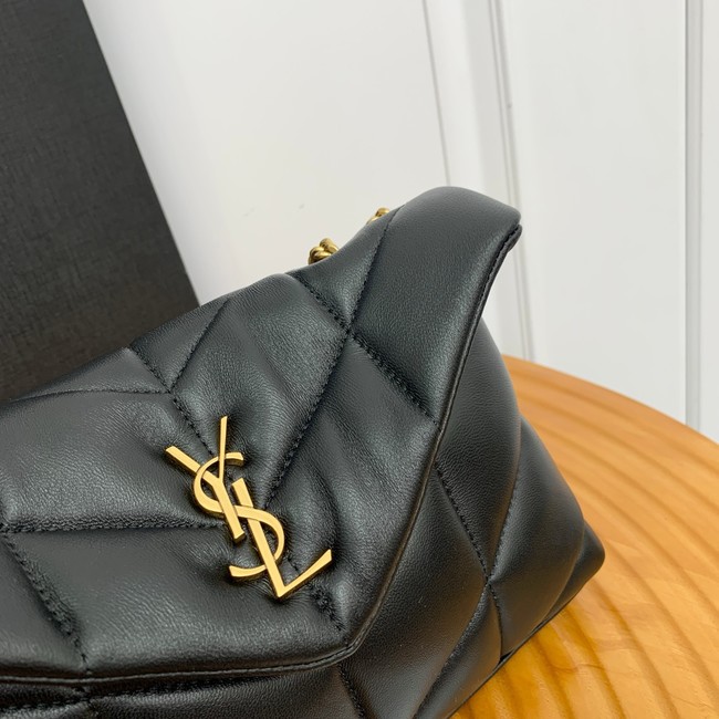 SAINT LAURENT TOY PUFFER IN LAMBSKIN 759337 black