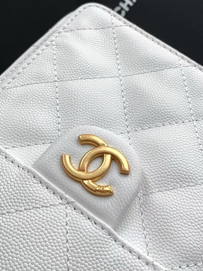 CHANEL 25 SMALL HANDBAG AS5293 White