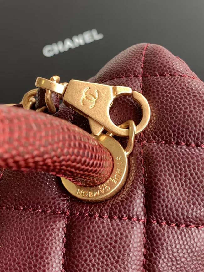 Chanel FLAP BAG WITH TOP HANDLE 92990-7