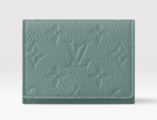 Louis Vuitton Envelope Business Card Holder M13891 Misty Lake Green