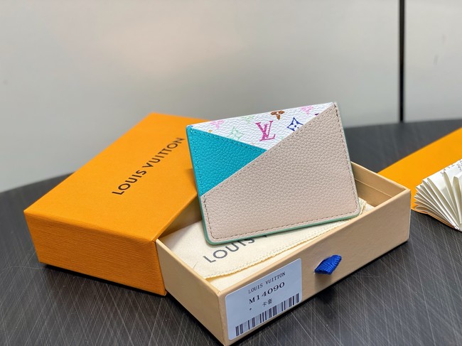 Louis Vuitton LV x TM Criss-Cross Card Holder M14090 Kabira Blue