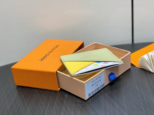 Louis Vuitton LV x TM Criss-Cross Card Holder M14090 green