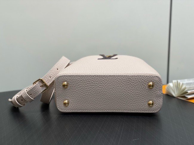 Louis Vuitton Ostrich Capucines BB M11908 Galet& Tan & Chocolate