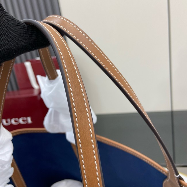 GUCCI TOTISSIMA MEDIUM TOTE BAG 820481 Blue GG denim