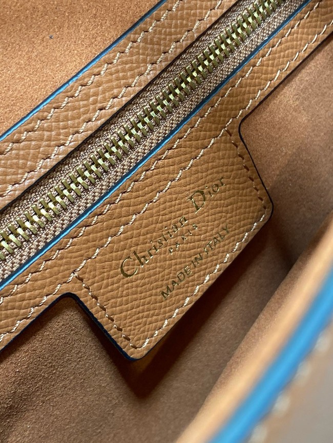 Dior Saddle Bag with Strap Golden Saddle Grained Calfskin M0455CBAA