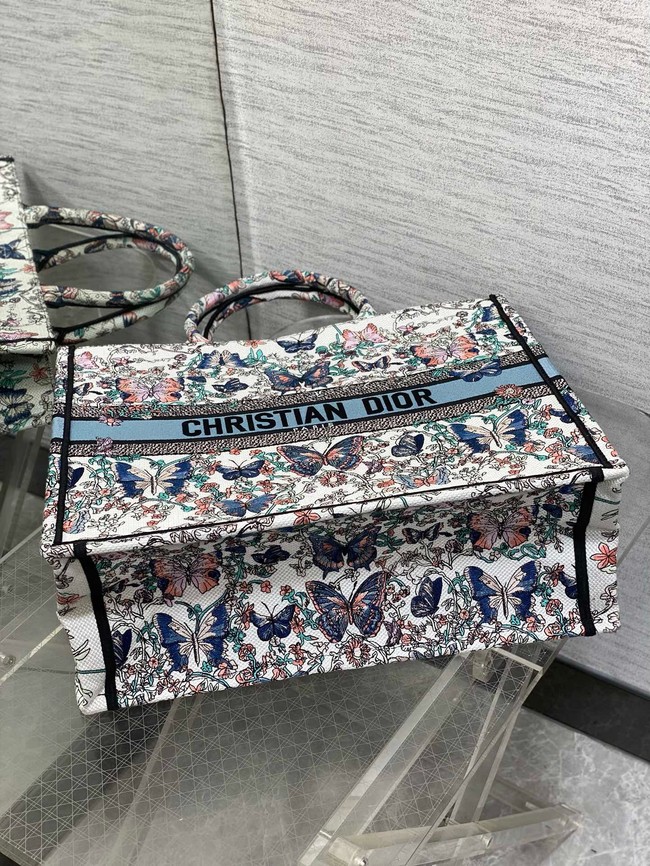 Large Dior Book Tote Embroidery Embroidery M1286ZEDX-2