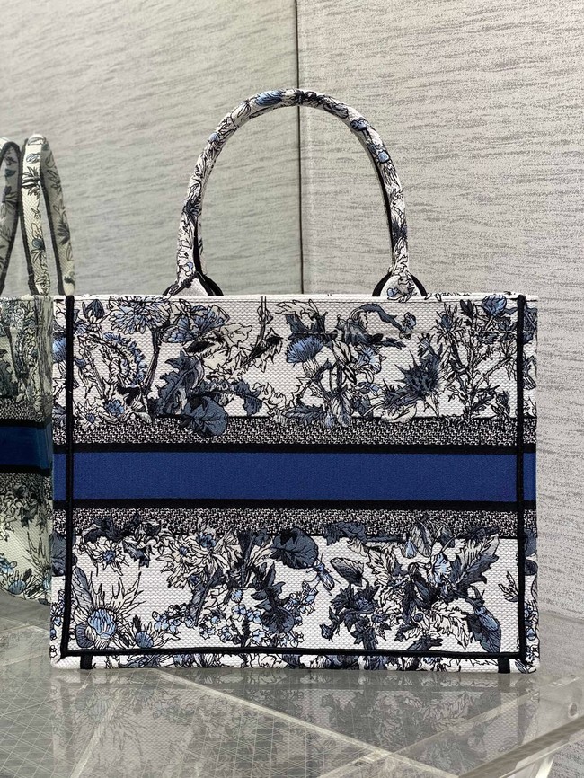 Medium Dior Book Tote Embroidery Embroidery M1296ZTDT-5