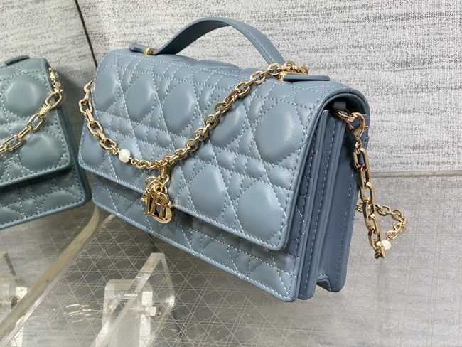 My Dior Mini Bag Cannage Lambskin S0980ONMJ Cloud Blue