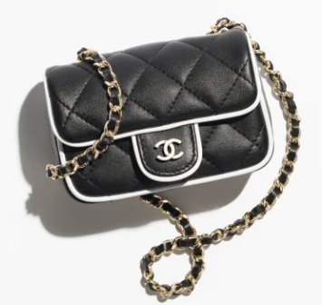Chanel CLUTCH WITH CHAIN AP4516 Black&White