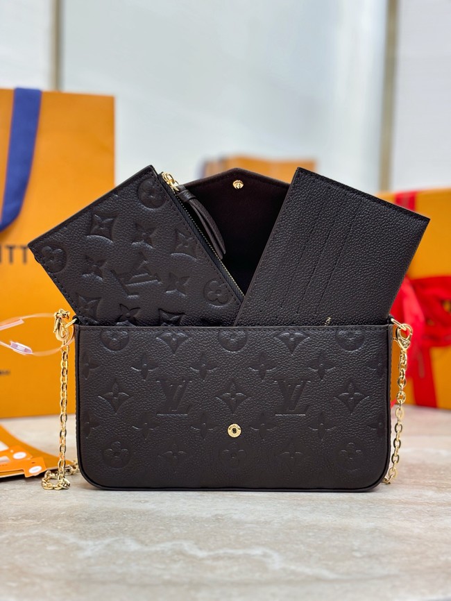 Louis Vuitton Felicie Pochette M14193 Chocolate