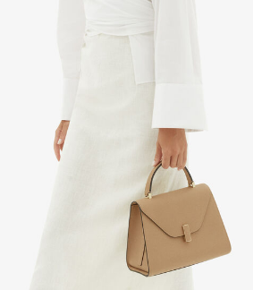 Valextra Iside Top Handle Medium Bag 56028 CASHMERE BEIGE Valextra Iside Top Handle Medium Bag 56028 CASHMERE BEIGE