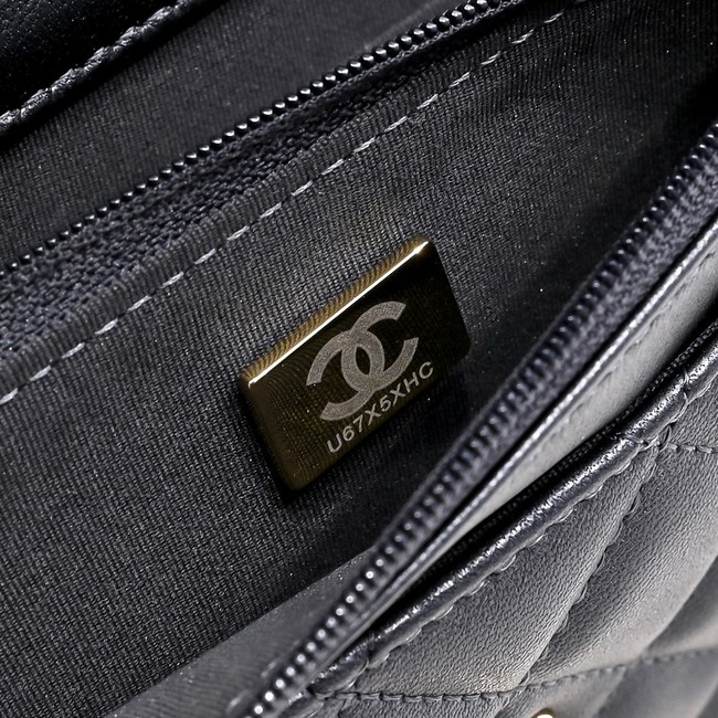 Chanel WALLET ON CHAIN AS4537 black