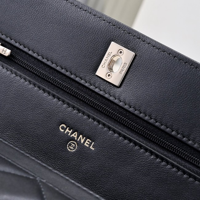 Chanel WALLET ON CHAIN AS4537 black