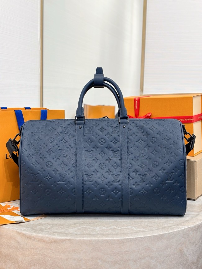 Louis Vuitton Keepall Bandouliere 50 M14840 Navy Blue