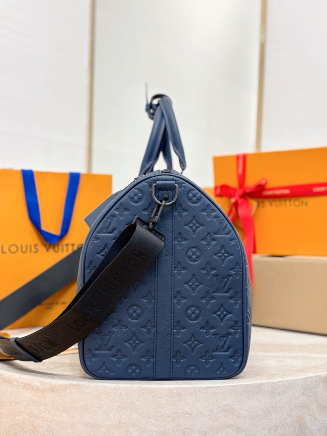 Louis Vuitton Keepall Bandouliere 50 M14840 Navy Blue