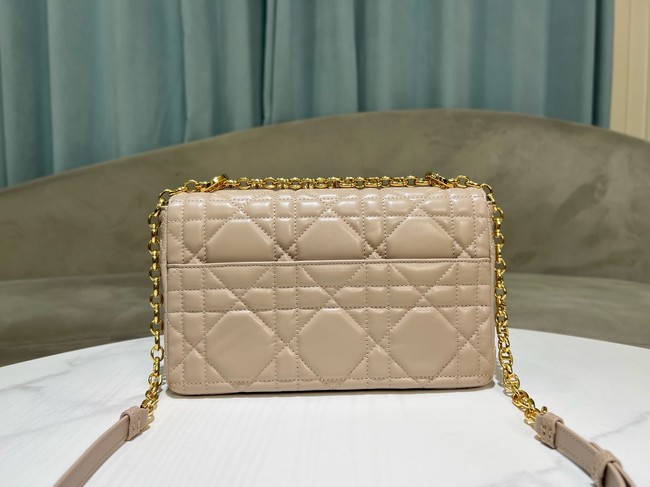 Dior Medium Soft Dior Caro Bag Macrocannage Lambskin M9253UHPA gray