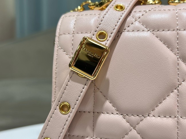 Dior Medium Soft Dior Caro Bag Macrocannage Lambskin M9253UHPA pink