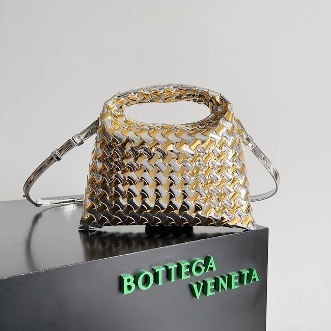 Bottega Veneta Mini Hop 777586 gold&Silver
