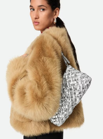 Bottega Veneta Kalimero Cha-Cha 785780 Silver Bottega Veneta Kalimero Cha-Cha 785780 Silver