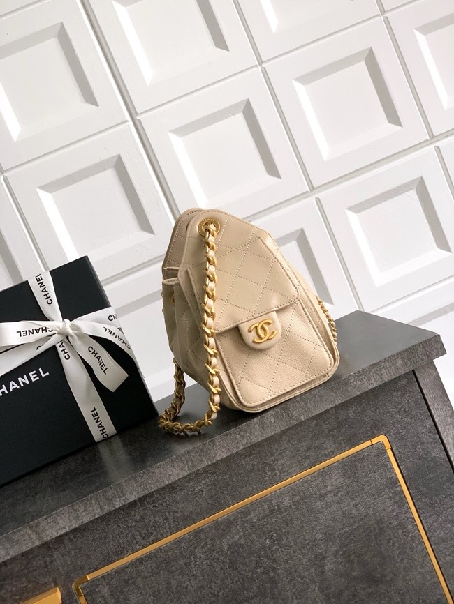 CHANEL 25 MINI HANDBAG AS5631 Apricot