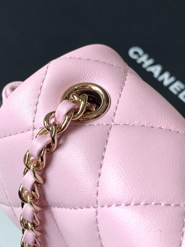 Chanel CLASSIC Original Lambskin 11.12 HANDBAG AS6563 pink