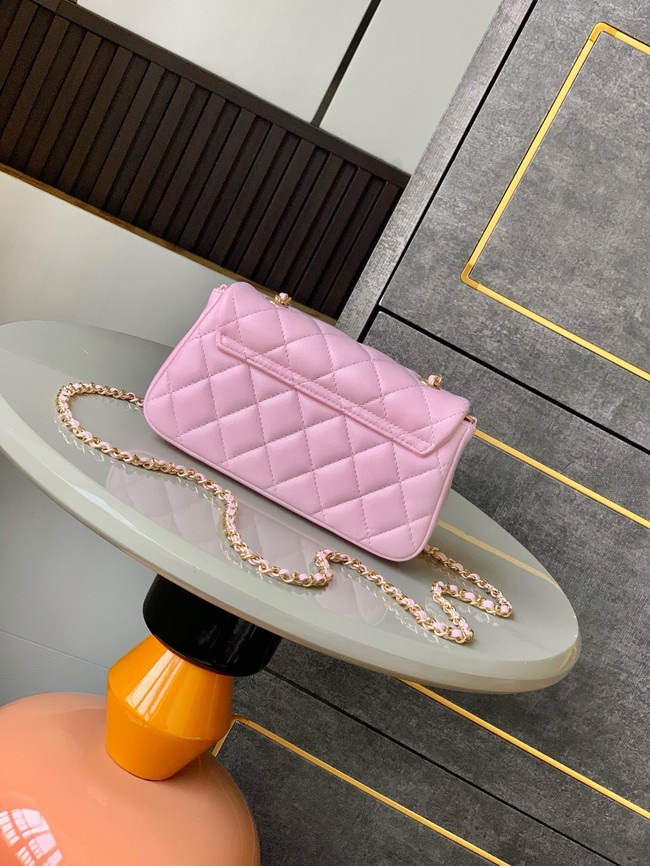 Chanel CLASSIC Original Lambskin 11.12 HANDBAG AS6564 pink