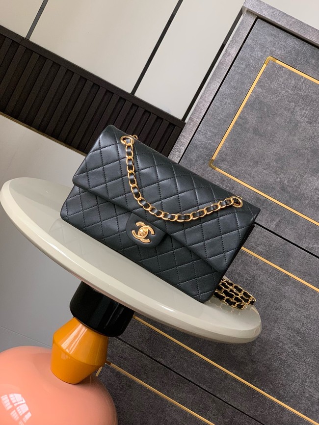 Chanel CLASSIC Original Leather 11.12 HANDBAG 1112 black