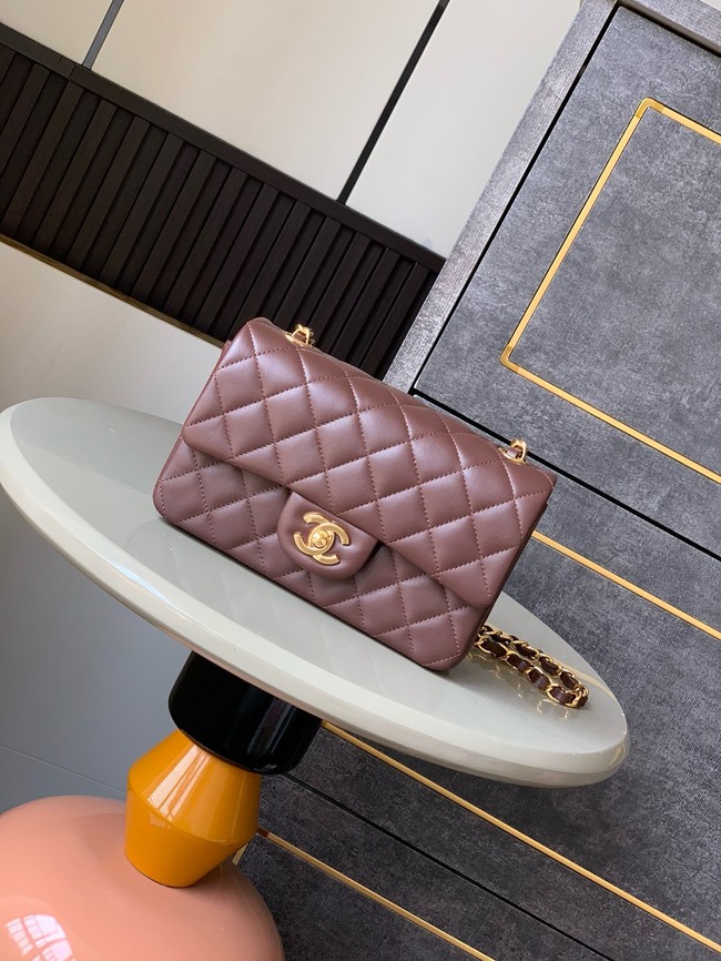 Chanel CLASSIC Original Leather 11.12 HANDBAG 1116 brown