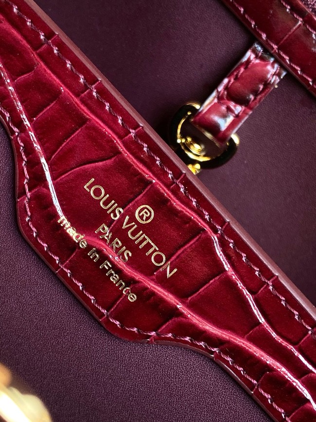 Louis Vuitton Capucines Crocodile pattern BB M92173 burgundy