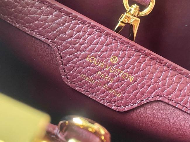 Louis Vuitton Capucines MM M23331 burgundy