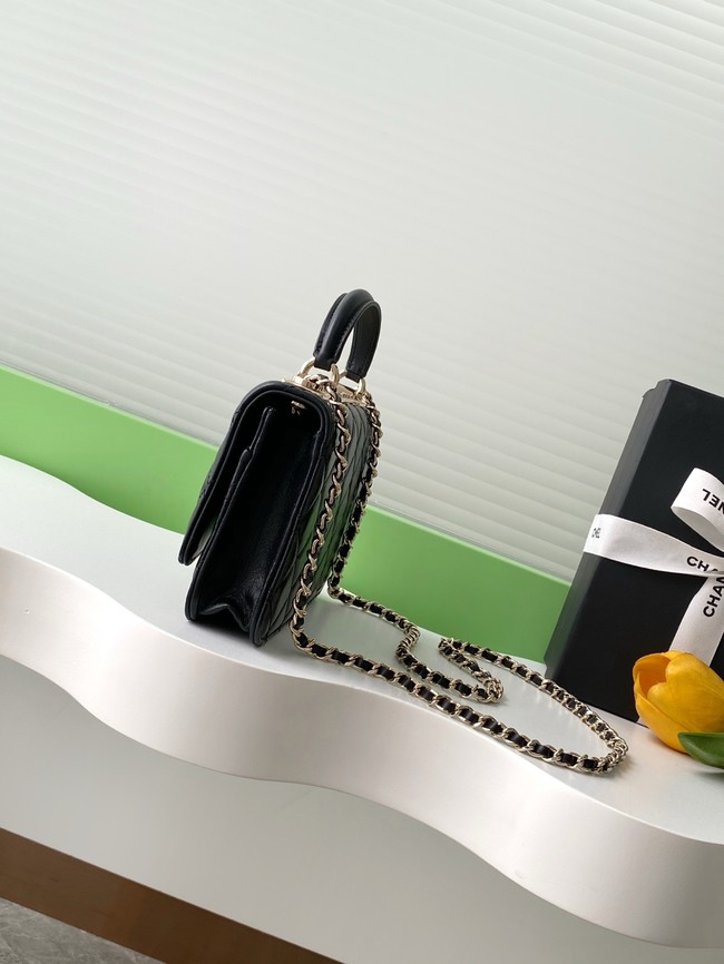 CHANEL Wallet On Chain AP4323 black