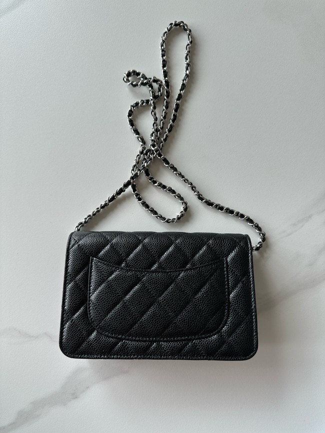 Chanel Classic Wallet On Chain Grained Calfskin AP4241-20