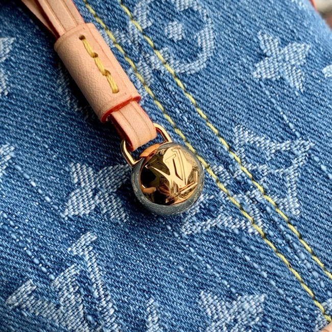 Louis Vuitton NEW Nano Noe M83043 Denim Blue