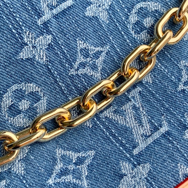 Louis Vuitton NEW Nano Noe M83043 Denim Blue
