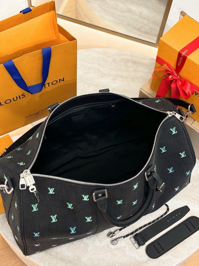 Louis Vuitton Keepall Bandouliere 50 M13966 black