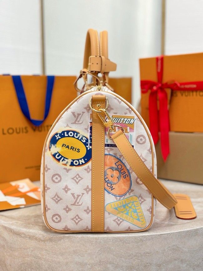 Louis Vuitton NEW Keepall Bandouliere 45 M14736 Monogram Dune