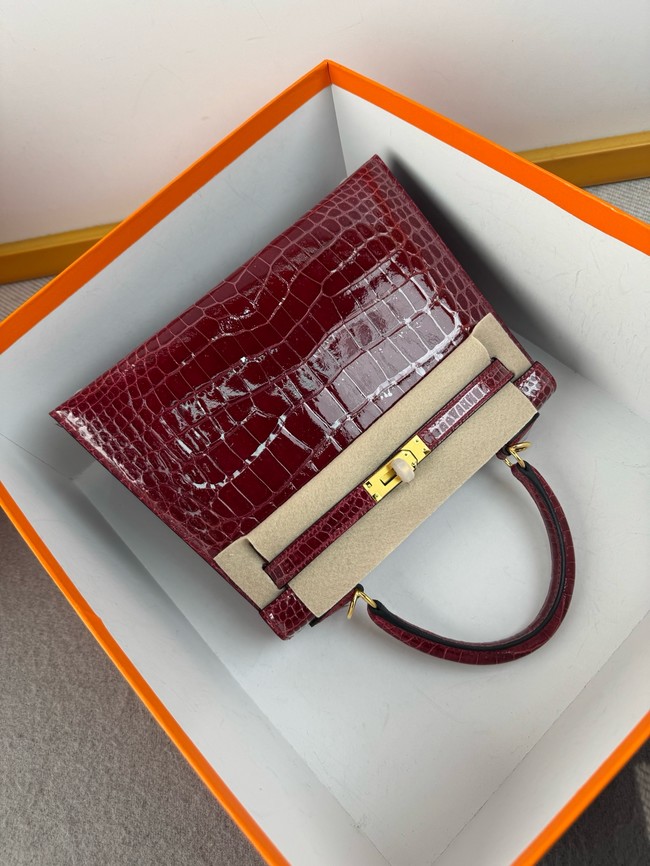 Hermes Kelly Shoulder Bags Nile crocodile leather KL3598-15