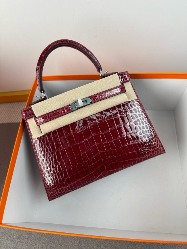 Hermes Kelly Shoulder Bags Nile crocodile leather KL3598-14