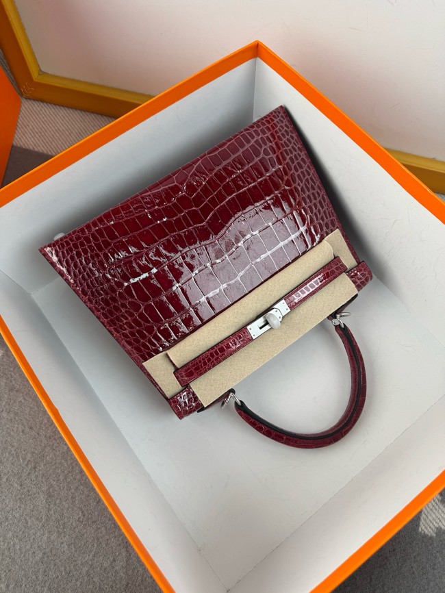 Hermes Kelly Shoulder Bags Nile crocodile leather KL3598-14