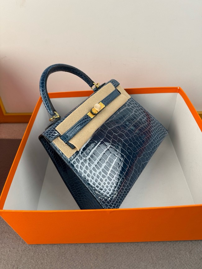 Hermes Kelly Shoulder Bags Nile crocodile leather KL3598-16