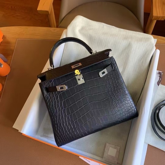 Hermes Kelly Shoulder Bags Nile crocodile leather KL3598-21