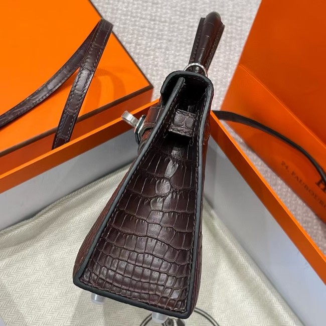 Hermes Kelly Shoulder Bags Nile crocodile leather KL2766-4