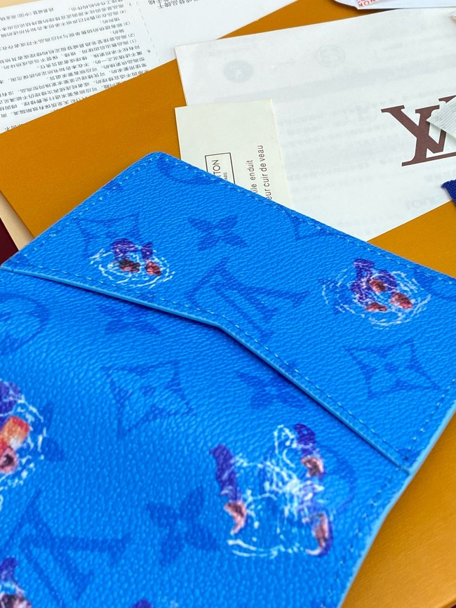 Louis Vuitton Pocket Organizer M14881 Pool Blue