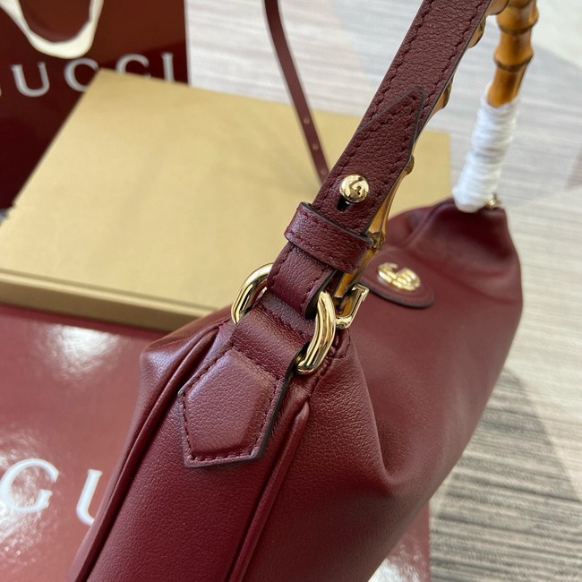 GUCCI GG MARMONT SMALL SHOULDER BAG 799863 burgundy